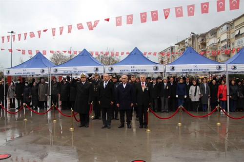 18 Mart Mart Çanakkale Zaferi ve Şehitleri Anma Günü Çelenk Sunma Töreni gerçekleştirildi