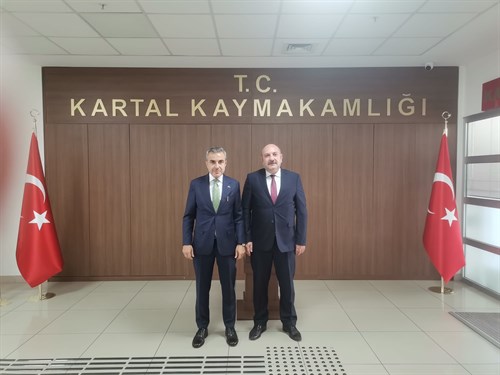 Beyoğlu Kaymakamı Abdullah Atakan ATASOY, Kaymakamımız Edip ÇAKICI' yı ziyaret etti