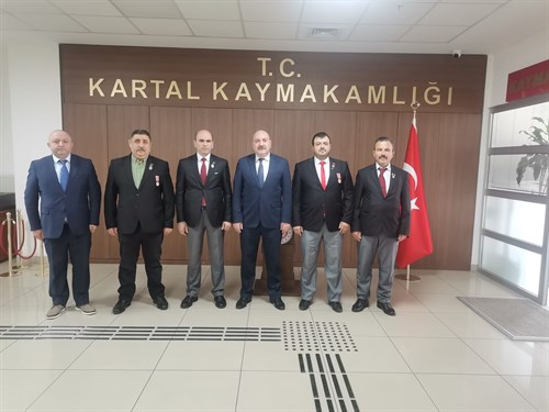 Türkiye Harp Malülü Gaziler, Şehit Dul Ve Yetimleri Derneği İstanbul Anadolu Yakası Şubesi Başkanı Mustafa AYABAKAN ve üyelerinden ziyaret